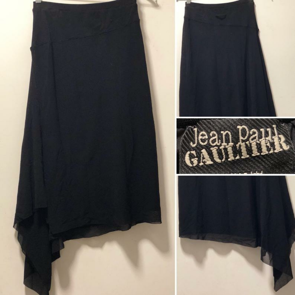 Jean Paul Gaultier mesh skirt sz L